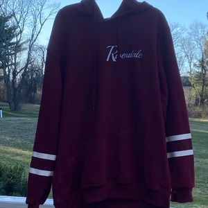 Cranberry RIVERDALE Hoodie Plus Size